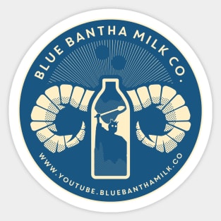 Full Cream Logo (Filled Blue Bantha Biscuit) Sticker